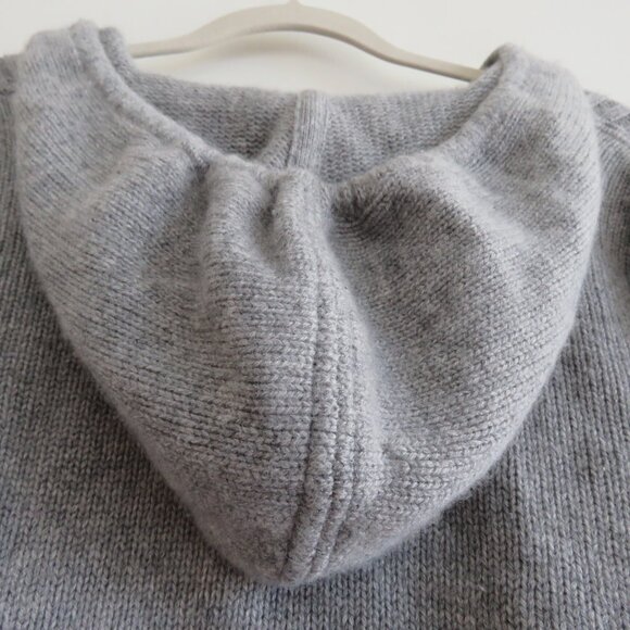 Gray Ribbed Women's Sweater - Picture 11 of 16